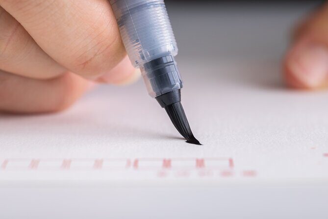 2 Hour Onsen Calligraphy Experience - Onsen water ink: what’s different and why you’ll care