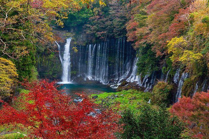 Private Mount Fuji and Hakone City Tour In luxury car from Tokyo - Stop 1: Shiraito Falls in about 20 minutes (quick legs, big photos)