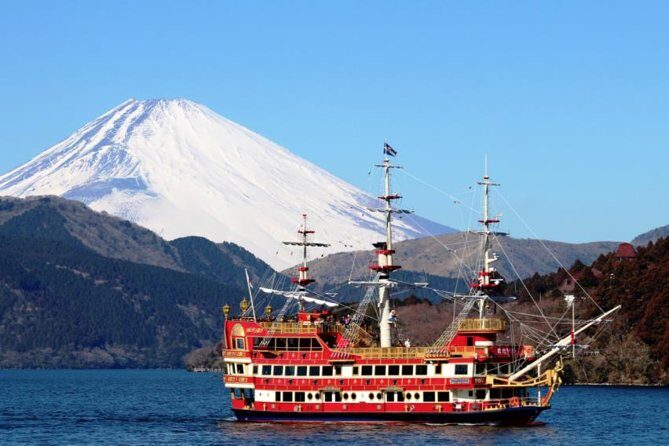 Tokyo: Hakone Fuji Day Tour w/ Cruise, Cable Car, Volcano - Lake Ashi Sightseeing Cruise: A Calm Hour on the Water