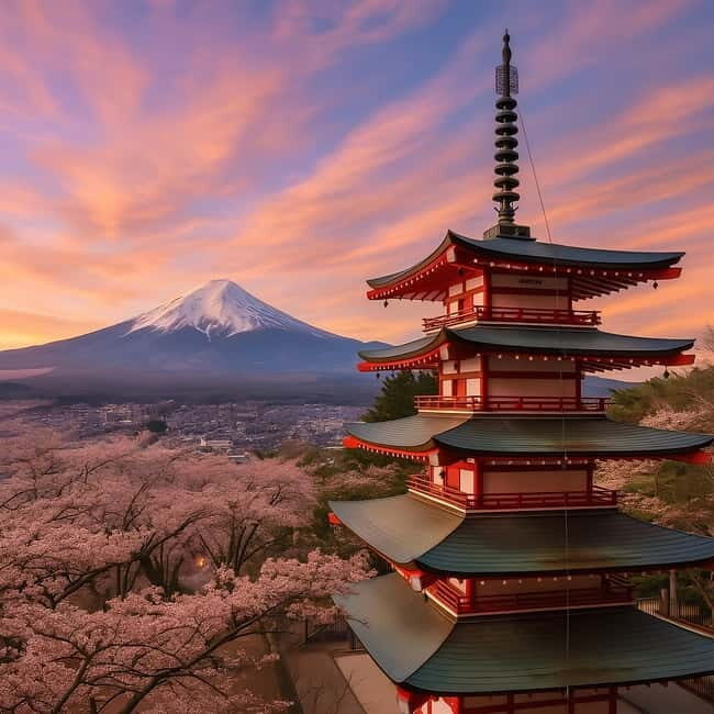 Tokyo: Mt. Fuji & Hakone Private Custom Tour English Driver - Arakurayama area: Chureito Pagoda and the Fuji viewpoint circuit