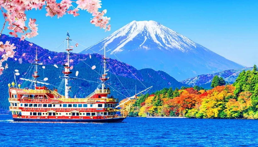 Tokyo: Mt. Fuji Tour, Hakone Ropeway, Owakudani, Lake Ashi - Lake Ashi pirate ship cruise (optional): when to spend the extra yen