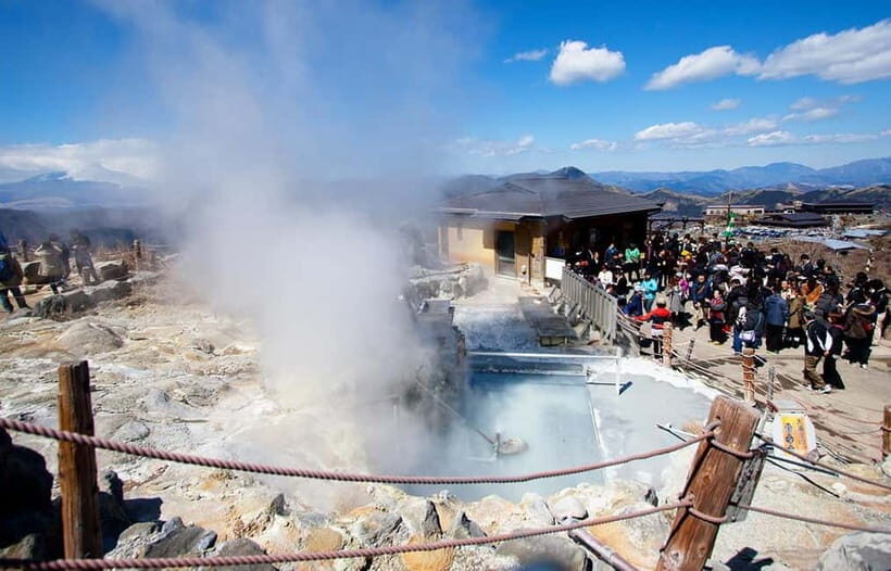 Tokyo: Mt. Fuji Tour, Hakone Ropeway, Owakudani, Lake Ashi - Owakudani volcanic valley and the black egg moment you shouldn’t skip